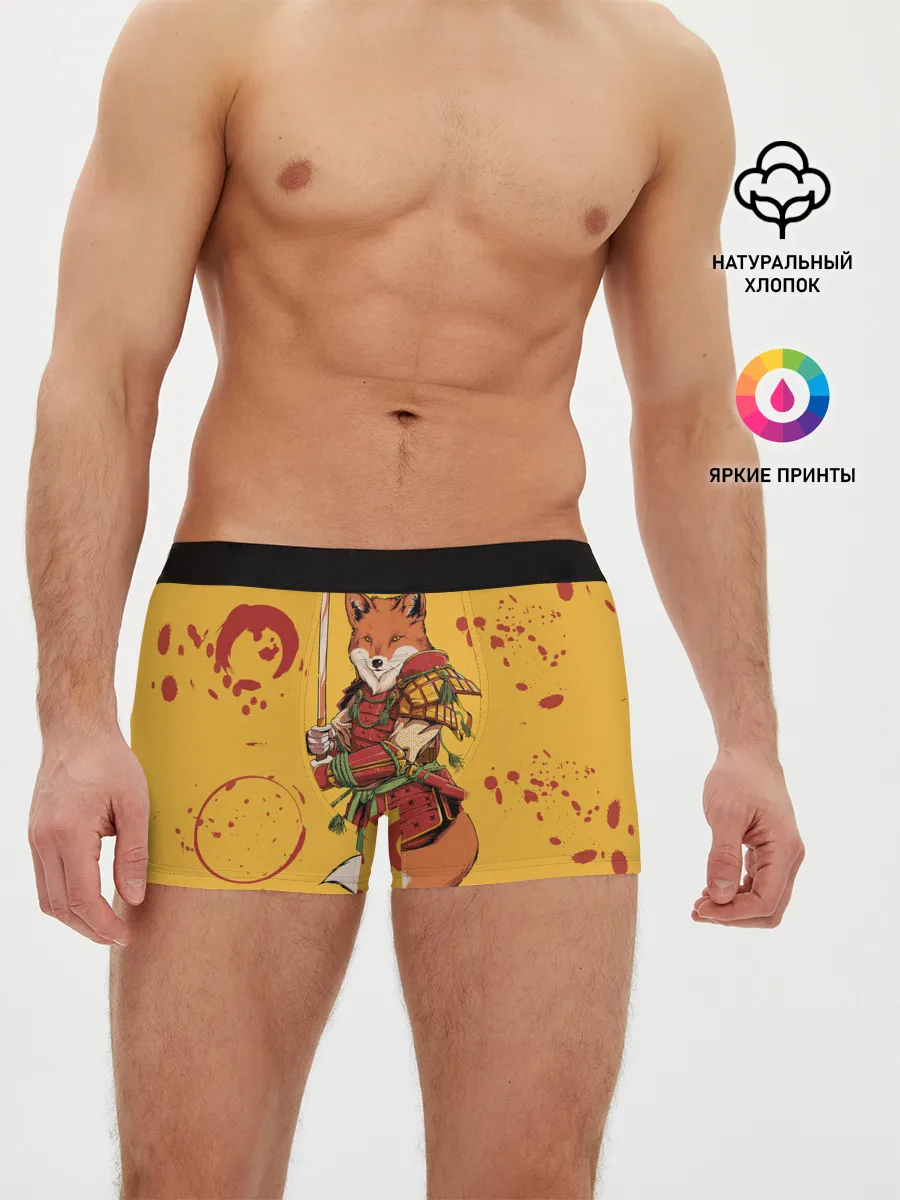 Мужские трусы боксеры / Лис Самурай