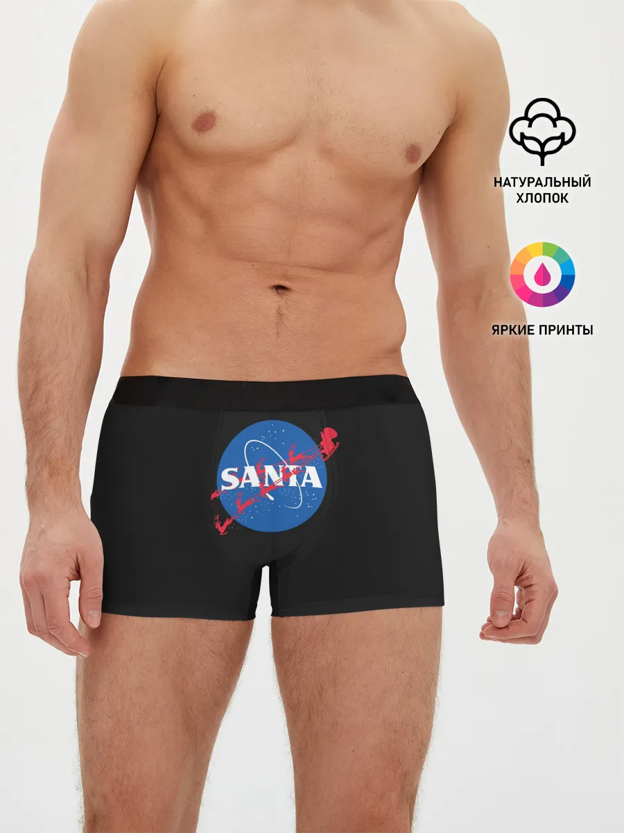Мужские трусы боксеры / Santa | Nasa