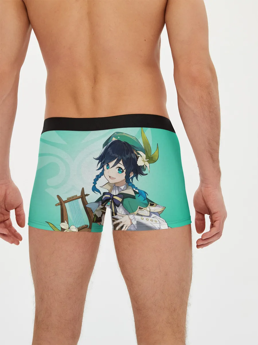 Мужские трусы боксеры / GENSHIN IMPACT, ВЕНТИ