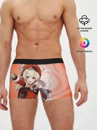 Мужские трусы боксеры / GENSHIN IMPACT, КЛИ