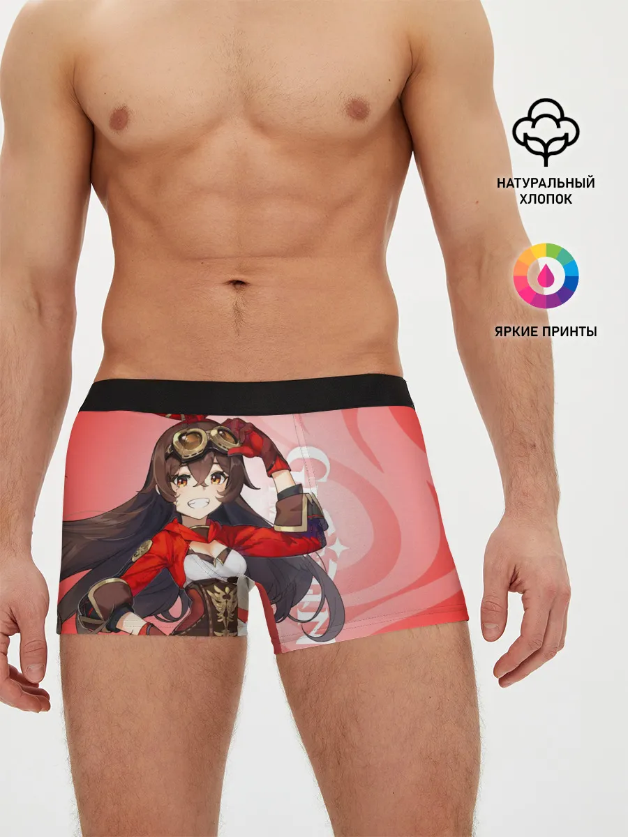 Мужские трусы боксеры / GENSHIN IMPACT, ЭМБЕР,