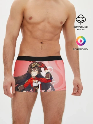Мужские трусы боксеры / GENSHIN IMPACT, ЭМБЕР,