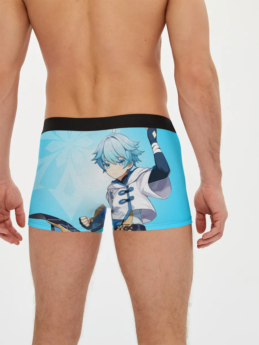 Мужские трусы боксеры / GENSHIN IMPACT, ЧЖУН ЮНЬ