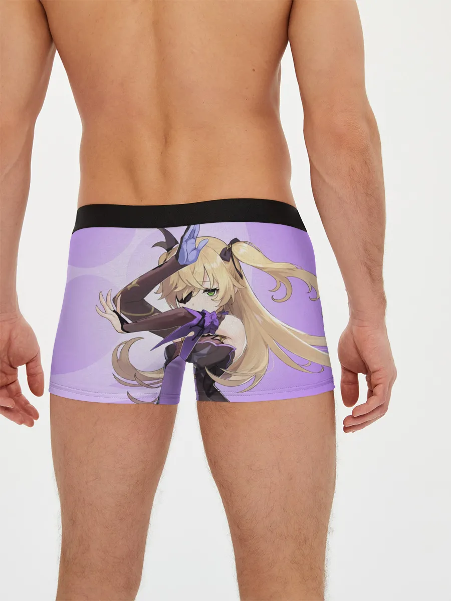 Мужские трусы боксеры / GENSHIN IMPACT, ФИШЛЬ