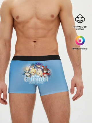 Мужские трусы боксеры / Genshin Impact