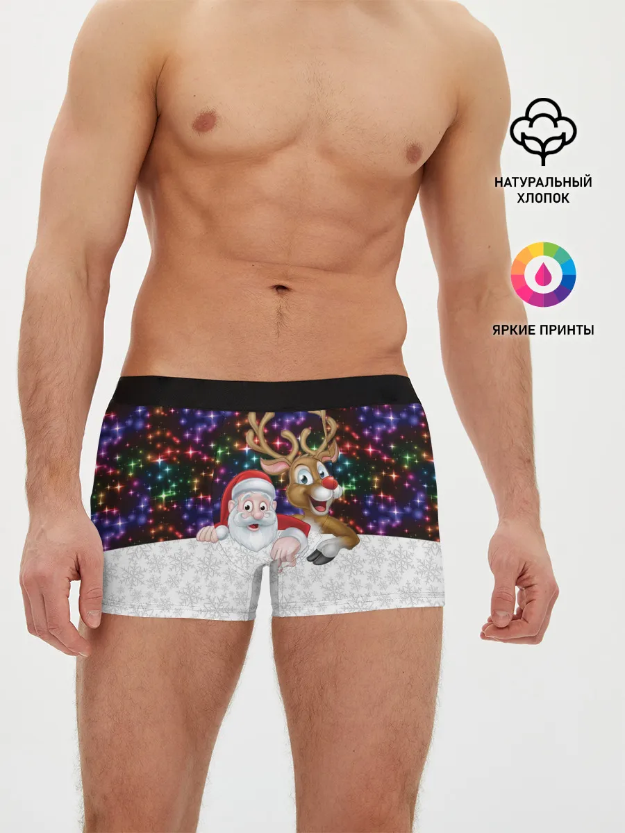 Мужские трусы боксеры / Новый Год
