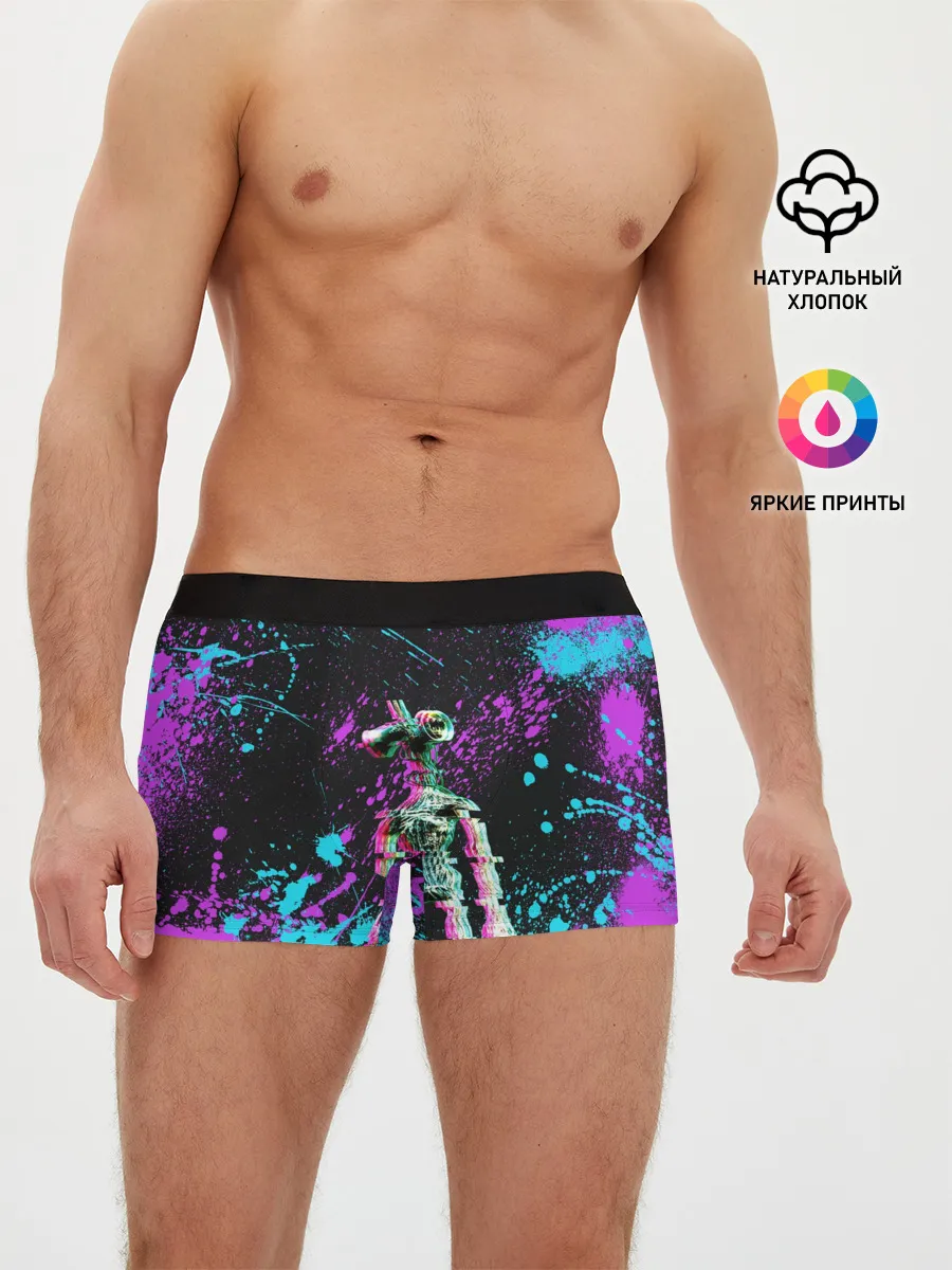Мужские трусы боксеры / Siren Head - Ultra Glitch