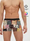 Мужские трусы боксеры / Котики мультяшные