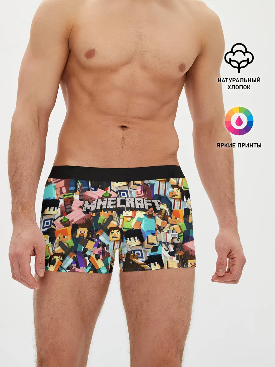 Мужские трусы боксеры / MINECRAFT