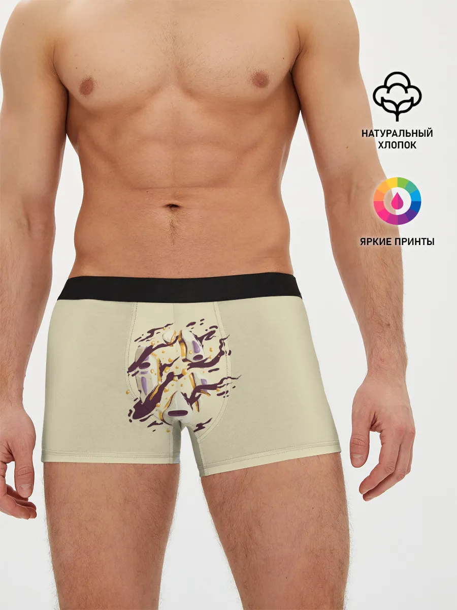 Мужские трусы боксеры / Маска Безликого раскололась