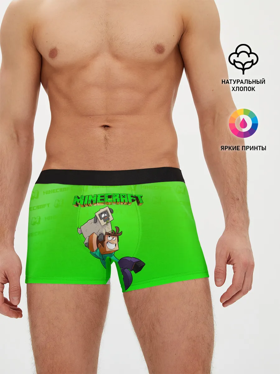 Мужские трусы боксеры / Minecraft
