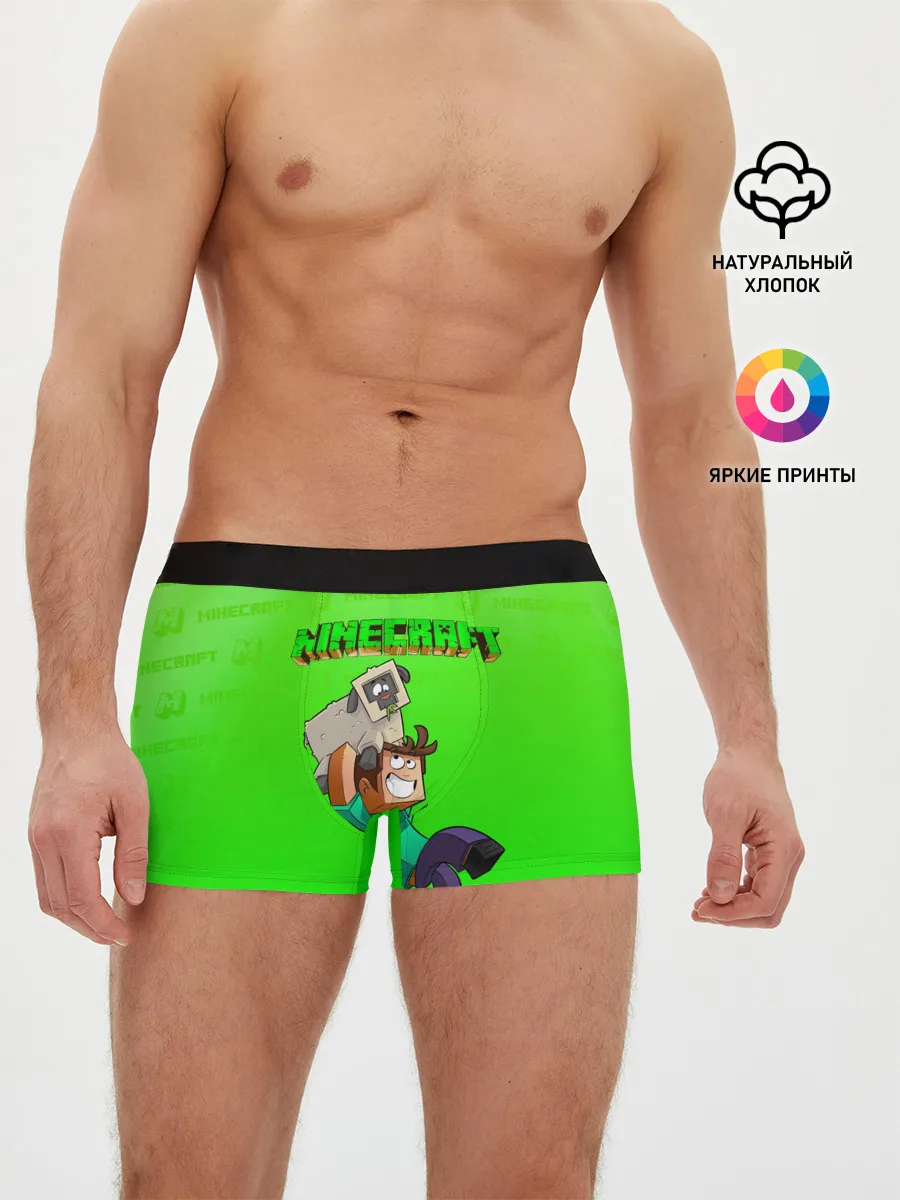 Мужские трусы боксеры / Minecraft