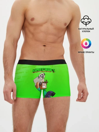 Мужские трусы боксеры / Minecraft