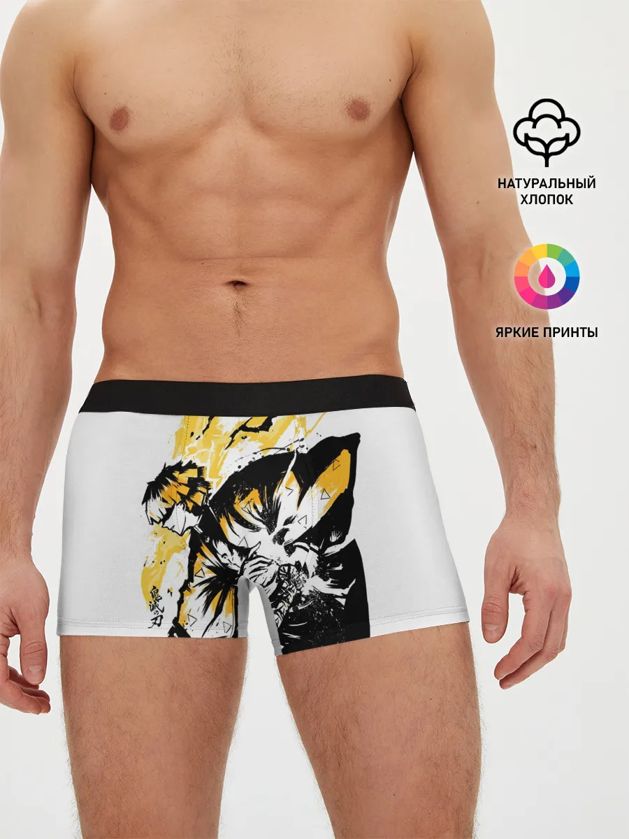 Мужские трусы боксеры / Zenitsu Зеницу Клинок