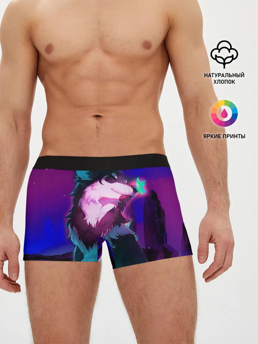 Мужские трусы боксеры / Сказочный волк