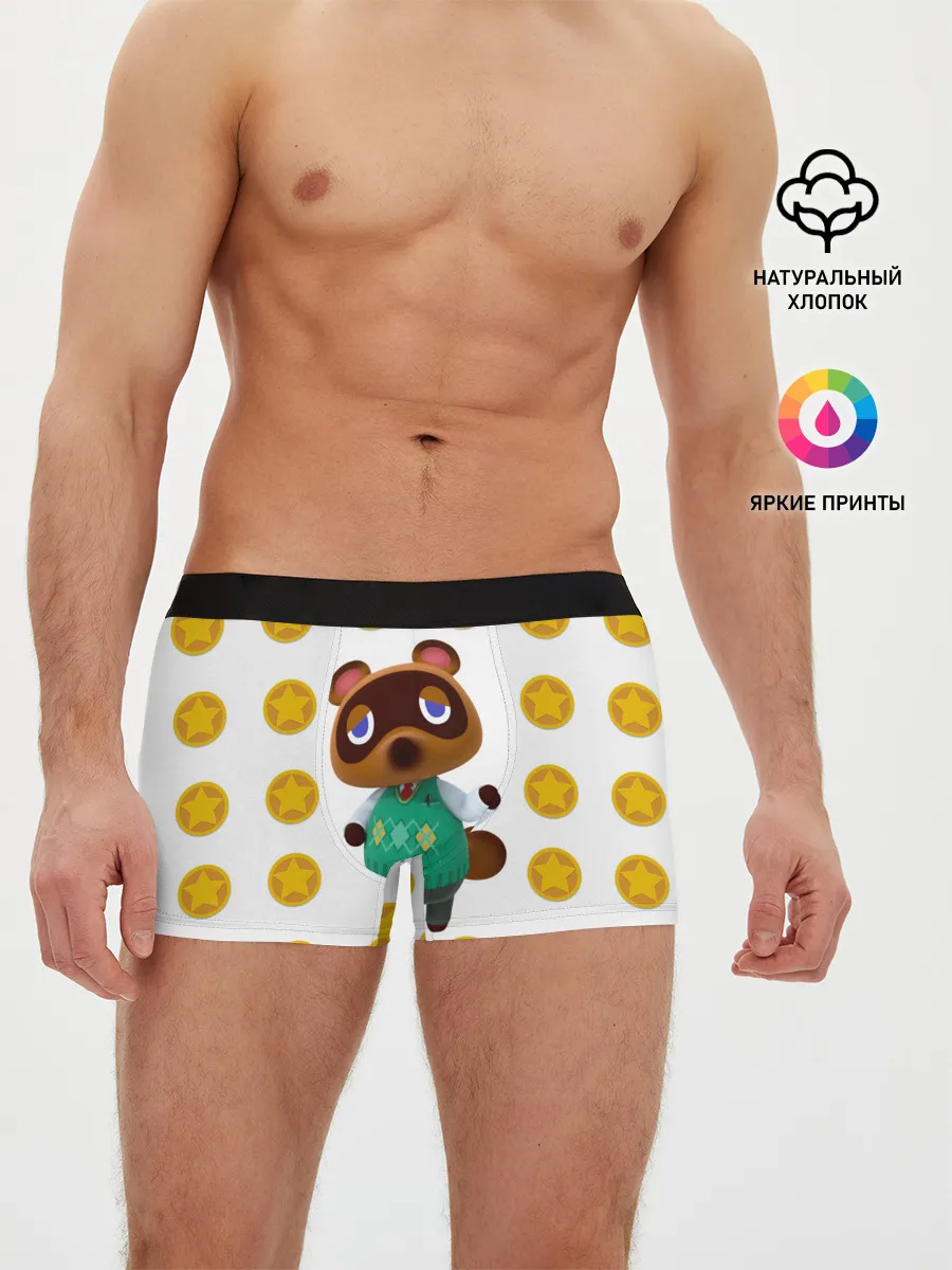 Мужские трусы боксеры / Animal crossing - Nook