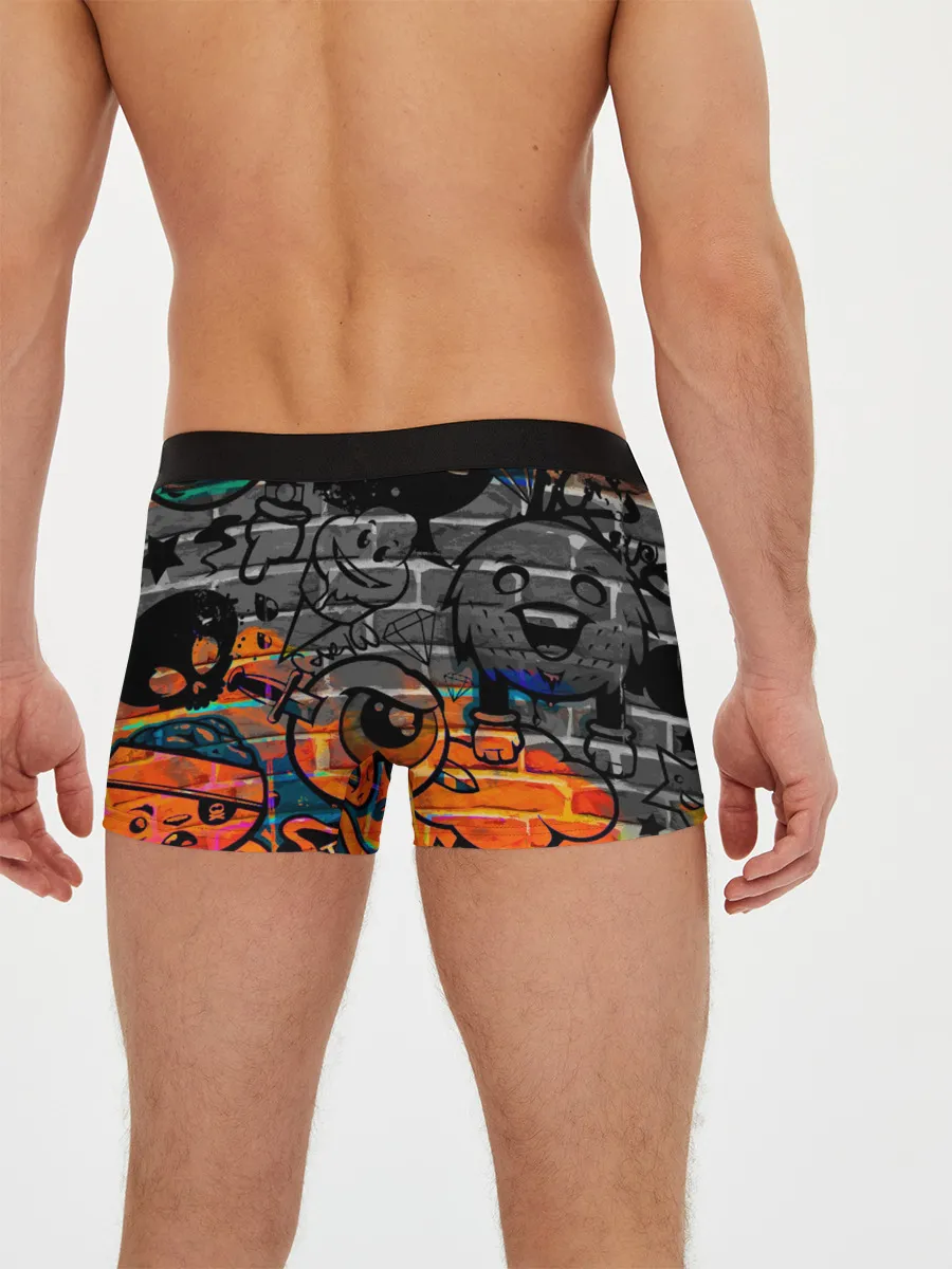 Мужские трусы боксеры / Anime Girl with Graffiti