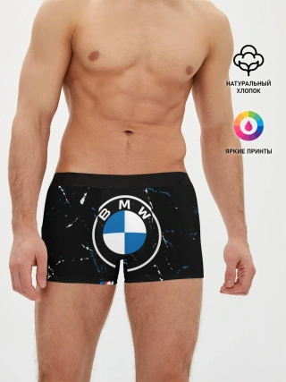 Мужские трусы боксеры / BMW / БМВ