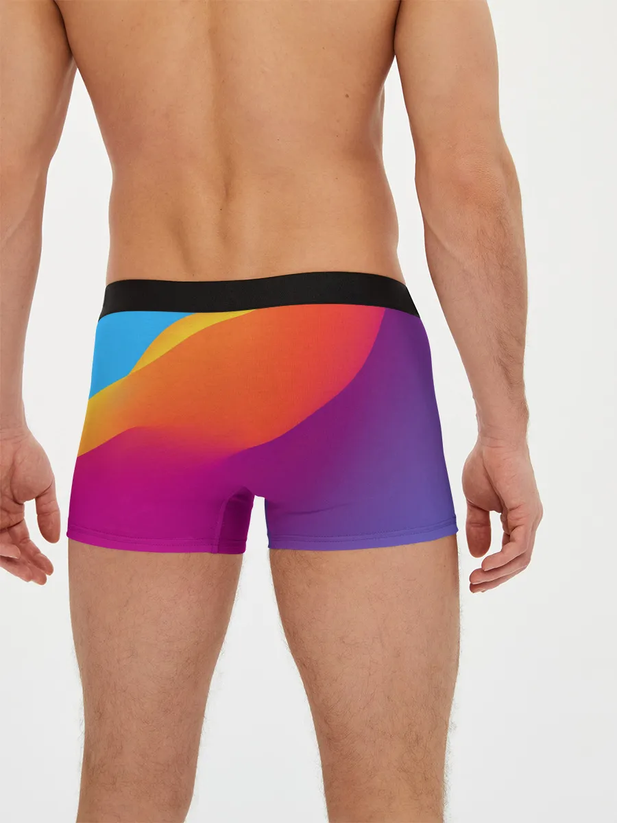 Мужские трусы боксеры / ТЕКСТУРА ГРАДИЕНТА