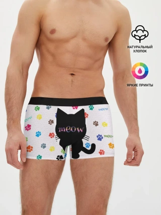 Мужские трусы боксеры / Meow