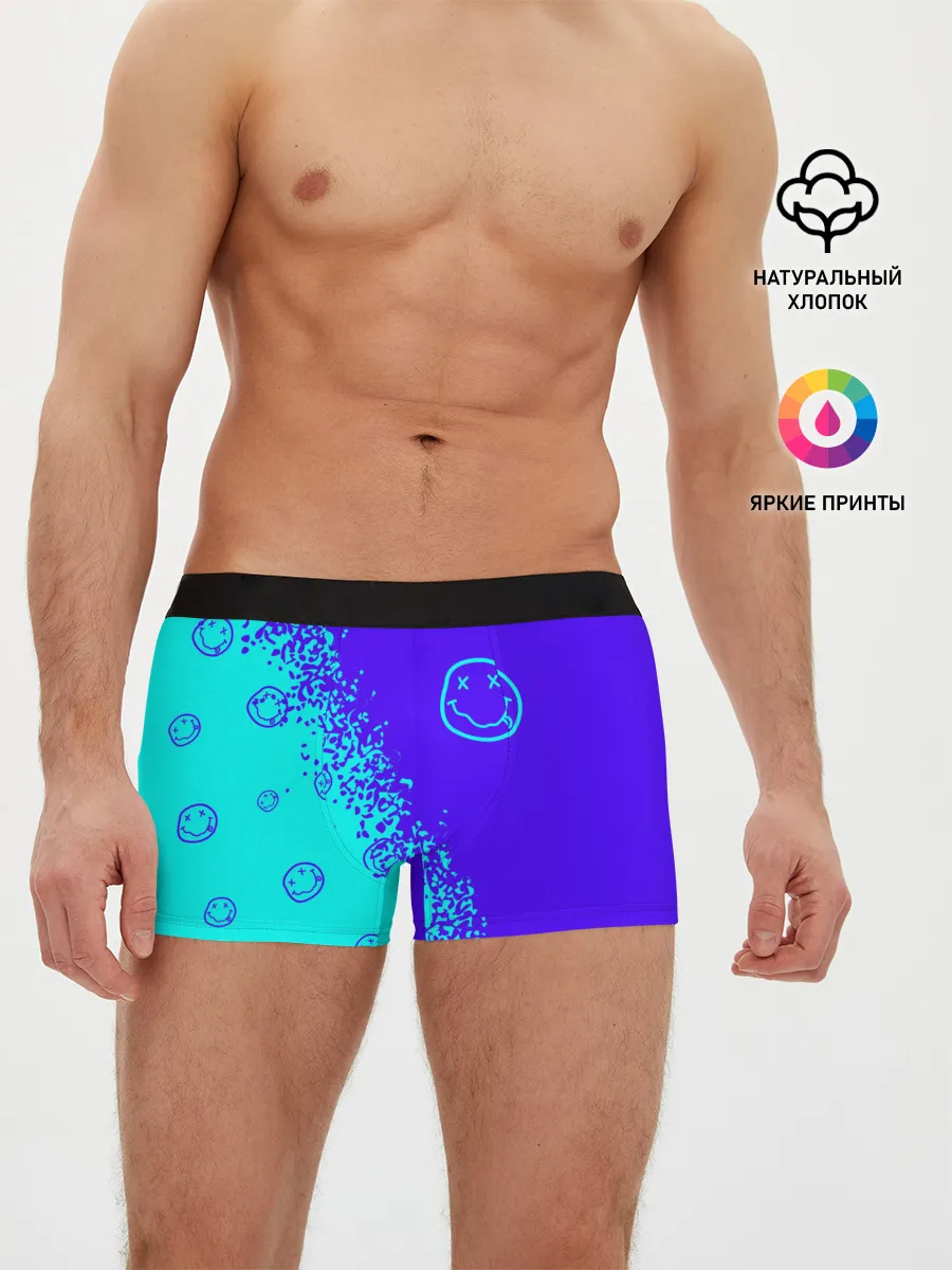 Мужские трусы боксеры / NIRVANA / НИРВАНА