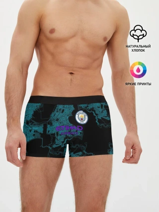 Мужские трусы боксеры / Manchester City | МанСити