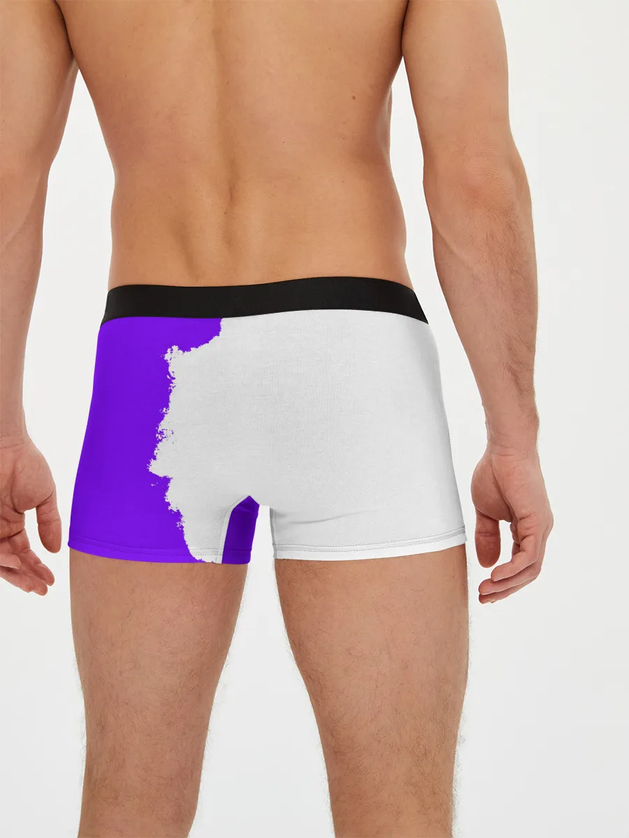 Мужские трусы боксеры / Хамон фиолетовый