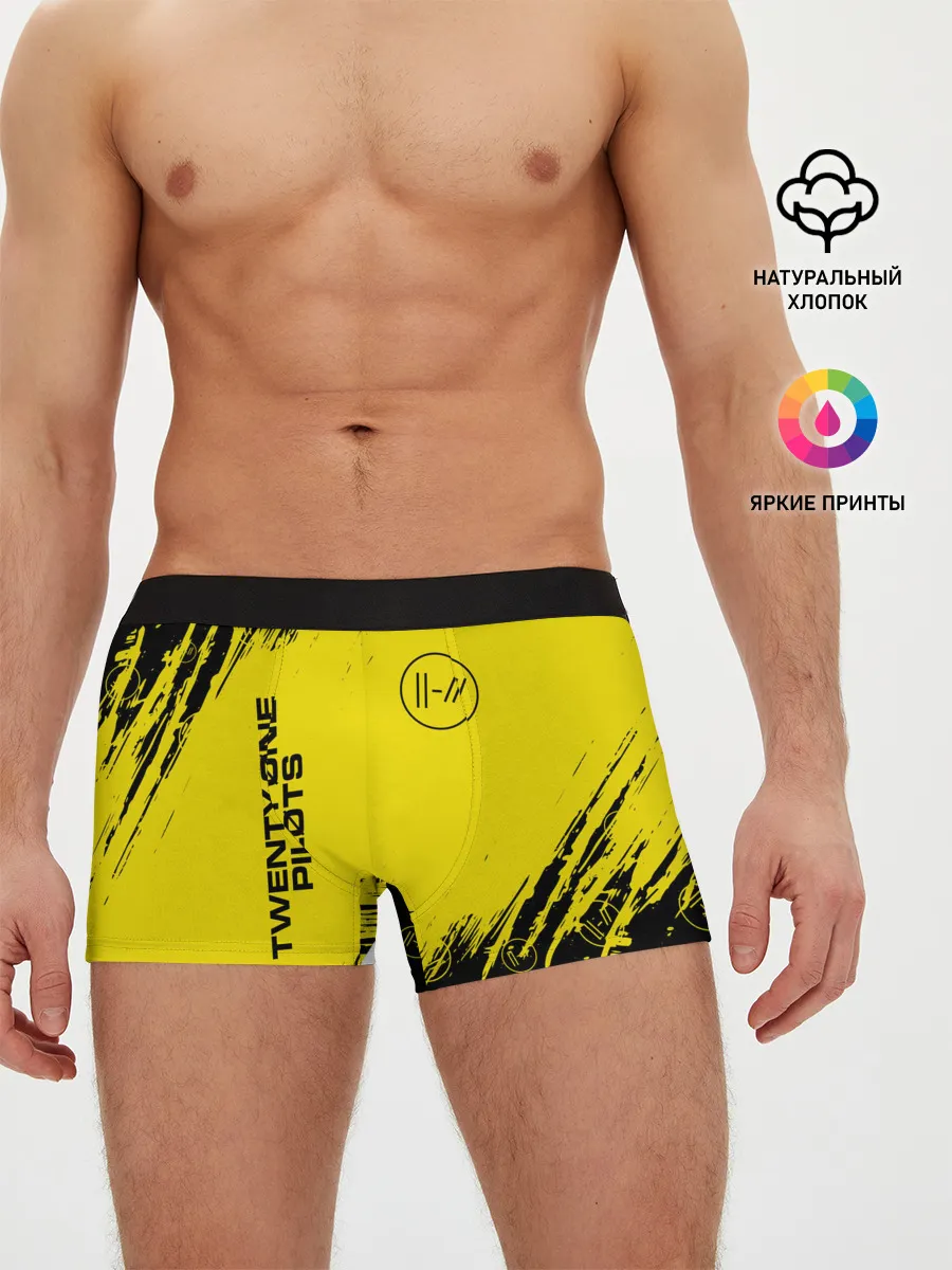 Мужские трусы боксеры / TWENTY ONE PILOTS / 21 PILOTS