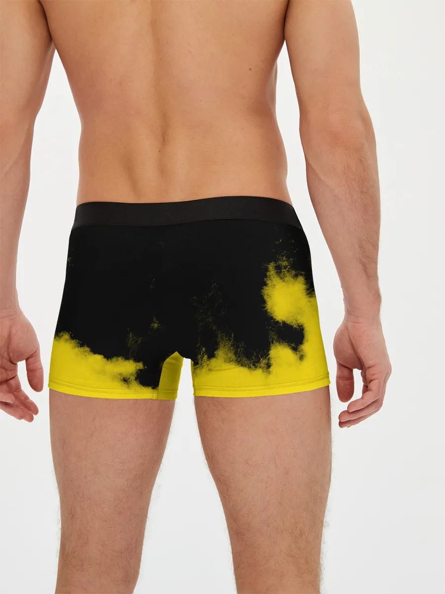 Мужские трусы боксеры / Хамон желтый дым