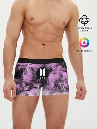 Мужские трусы боксеры / BTS