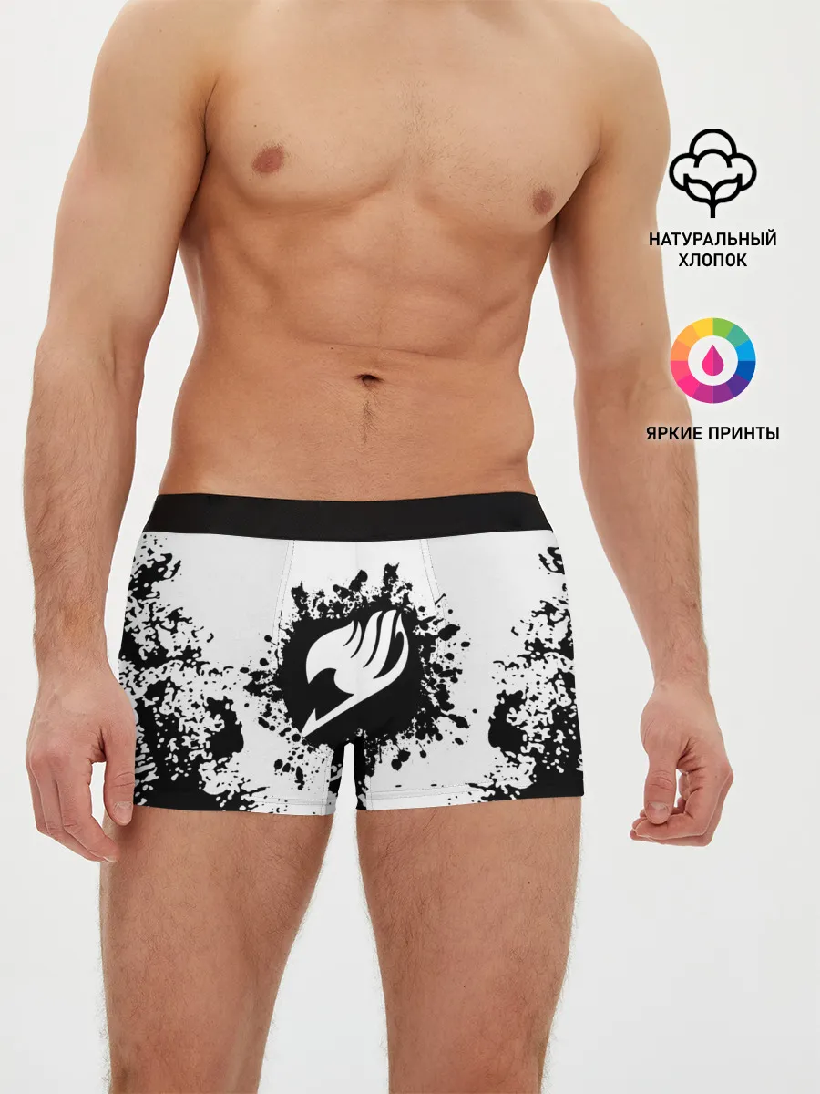 Мужские трусы боксеры / Хвост Феи монохромный