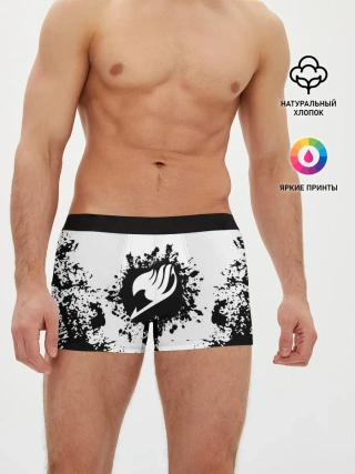 Мужские трусы боксеры / Хвост Феи монохромный