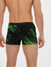 Мужские трусы боксеры / Хвост Феи зеленая диагональ