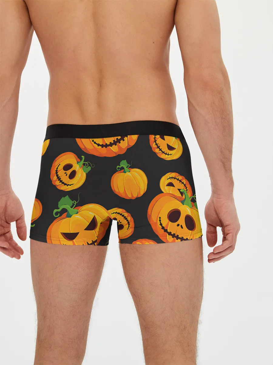 Мужские трусы боксеры / Весёлые тыквы