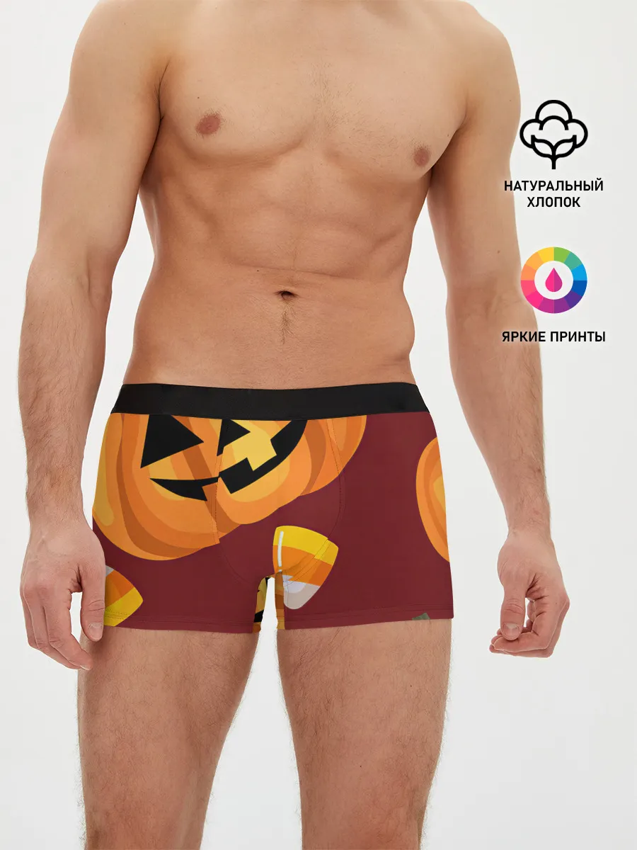Мужские трусы боксеры / Сладкие хэллоуин