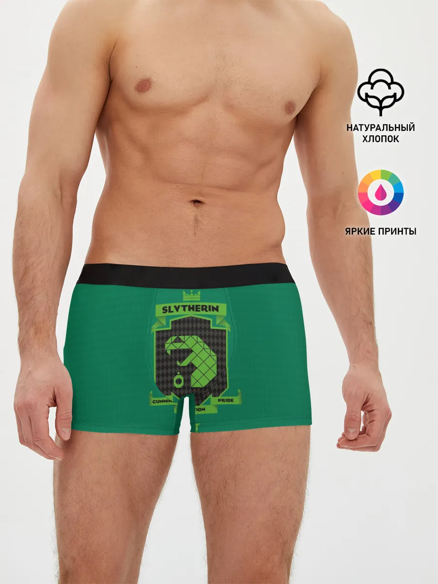 Мужские трусы боксеры / Slytherin