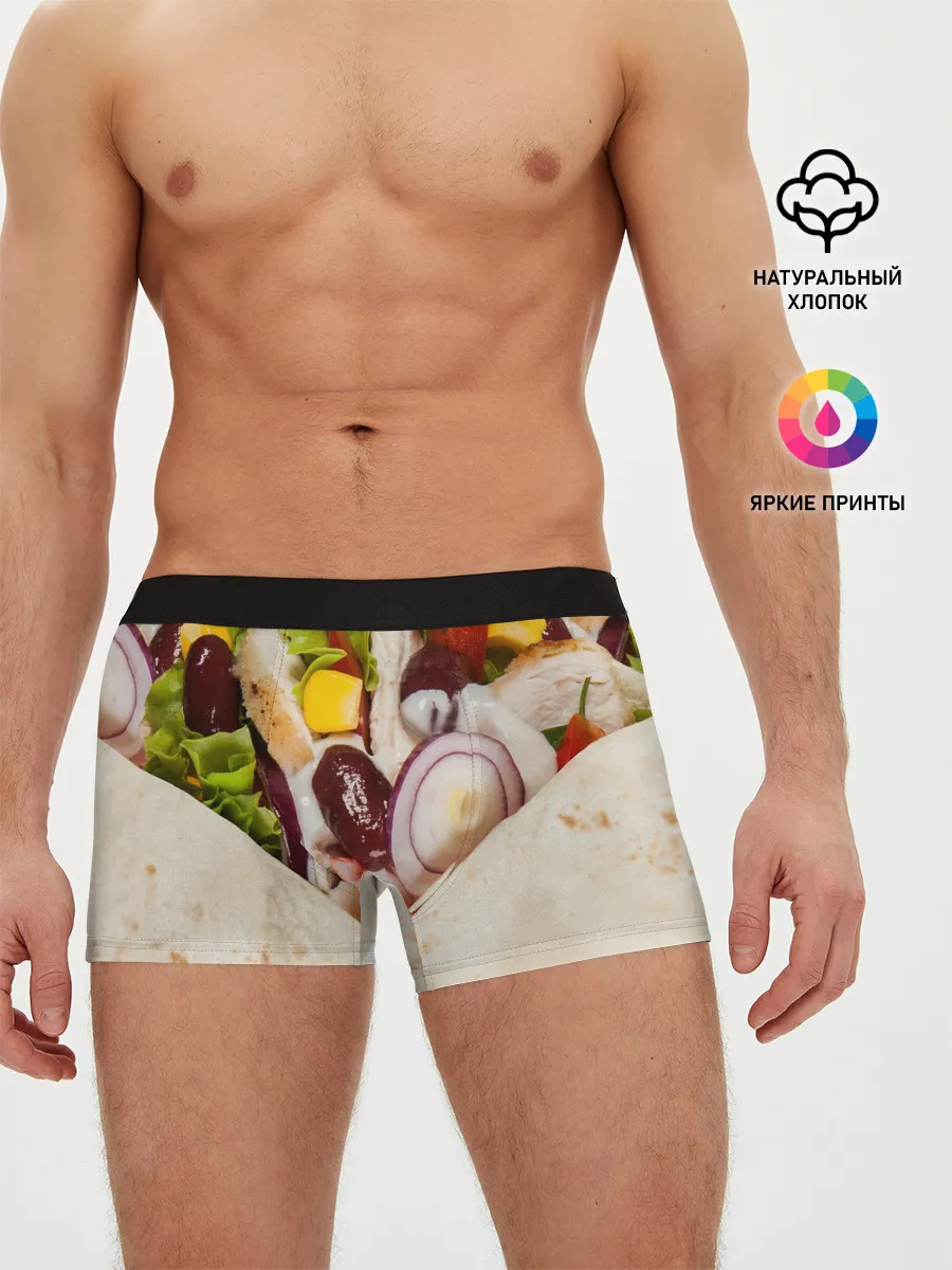 Мужские трусы боксеры / Буррито