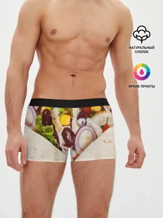 Мужские трусы боксеры / Буррито