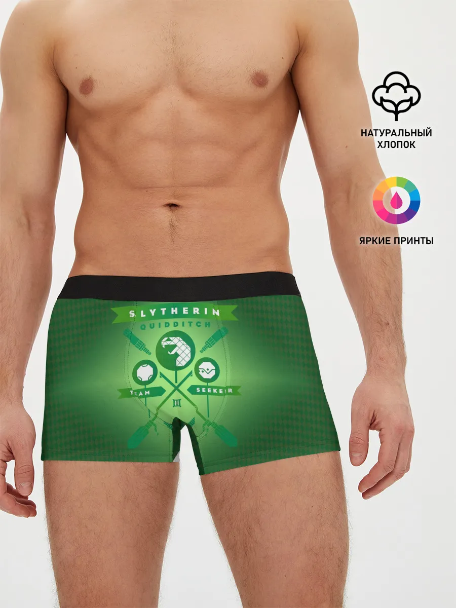 Мужские трусы боксеры / Slytherin Quidditch Team