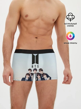 Мужские трусы боксеры / BTS
