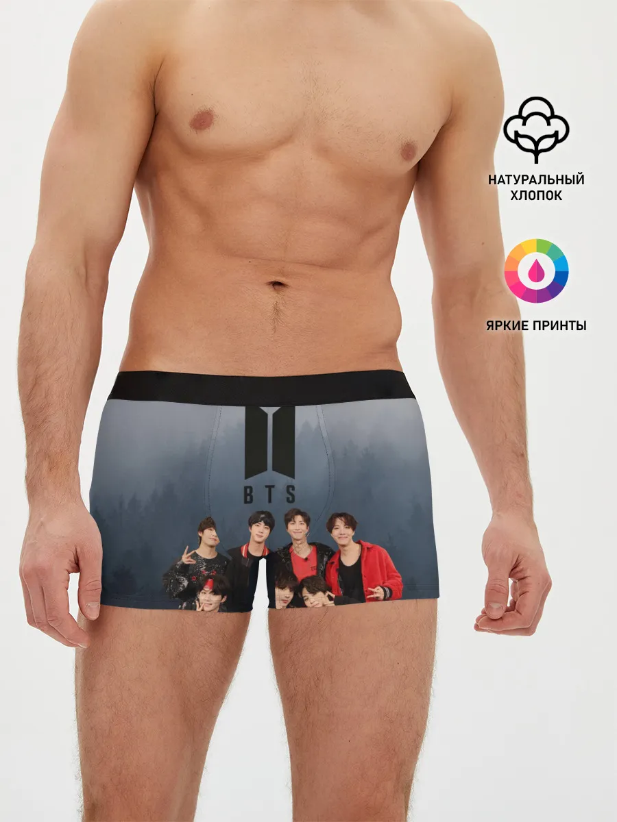Мужские трусы боксеры / BTS Forest