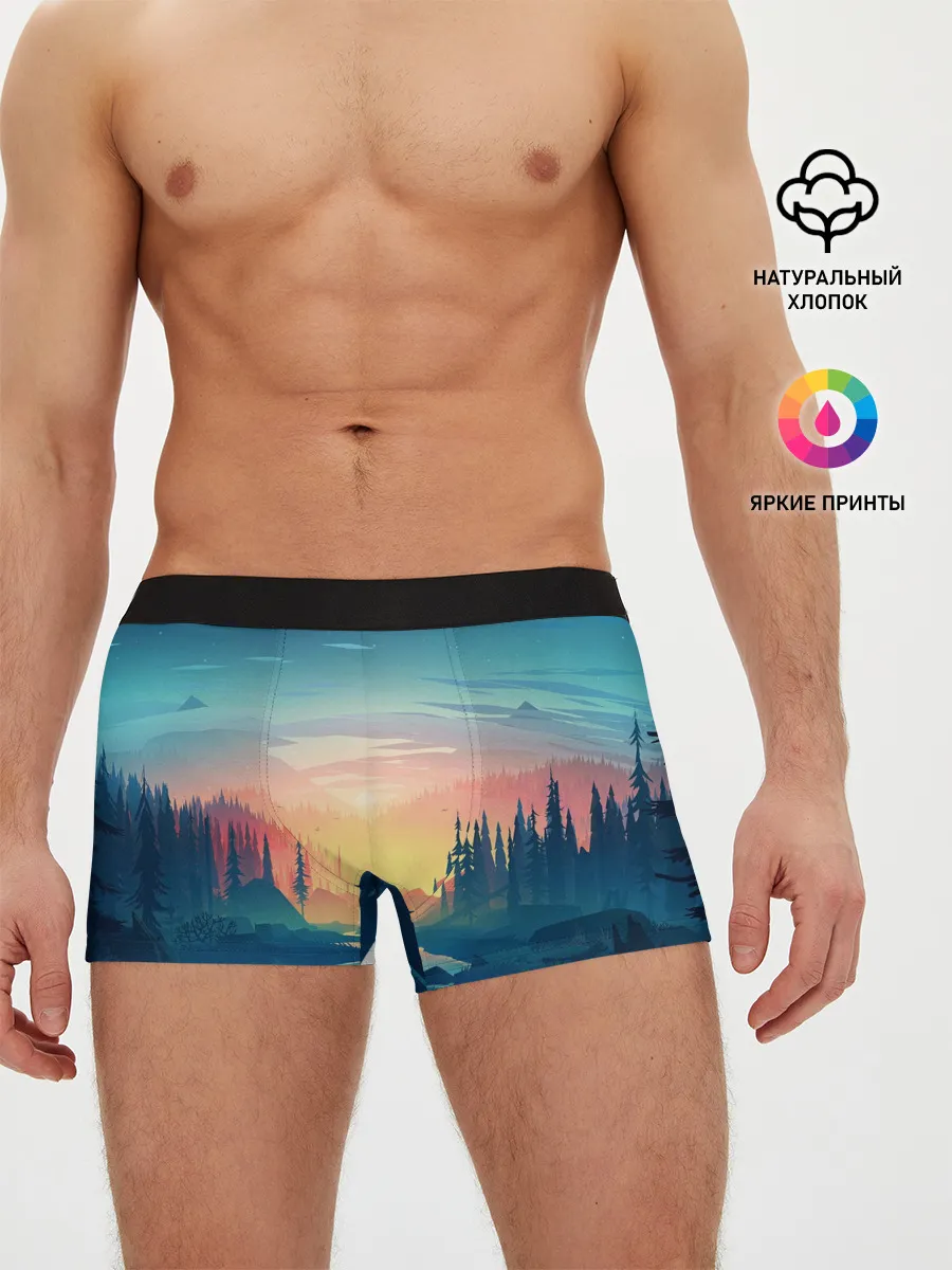 Мужские трусы боксеры / Природа