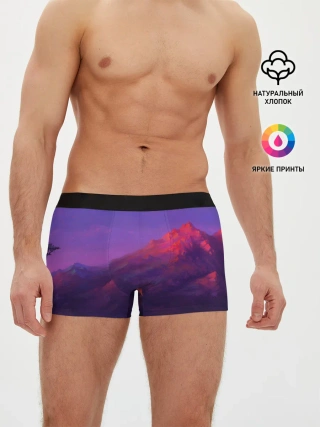 Мужские трусы боксеры / Горы