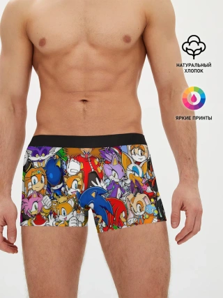 Мужские трусы боксеры / Sonic.
