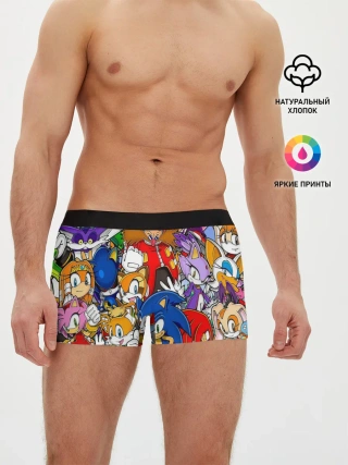 Мужские трусы боксеры / Sonic.