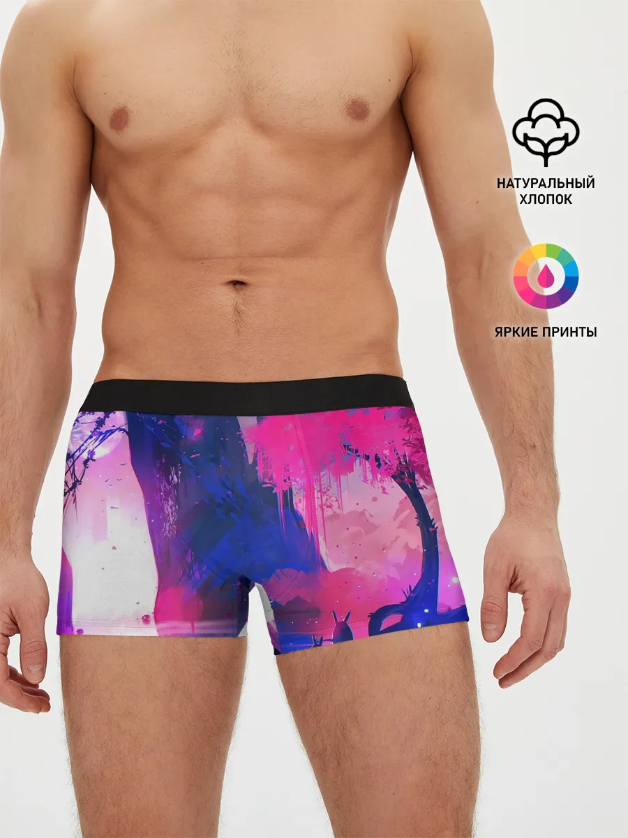 Мужские трусы боксеры / Неоновые Краски