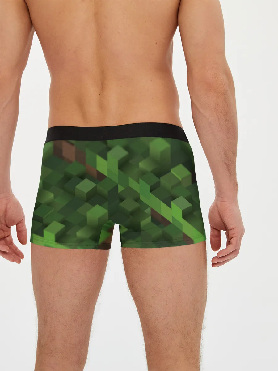 Мужские трусы боксеры / minecraft