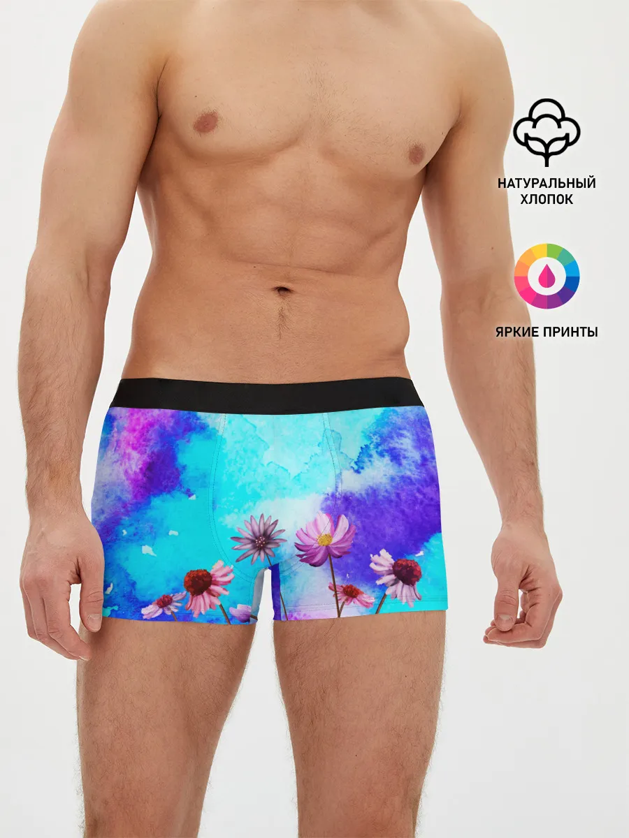 Мужские трусы боксеры / Цветов аромат