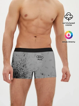 Мужские трусы боксеры / AUDI / АУДИ