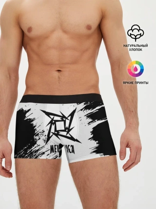 Мужские трусы боксеры / METALLICA / МЕТАЛЛИКА